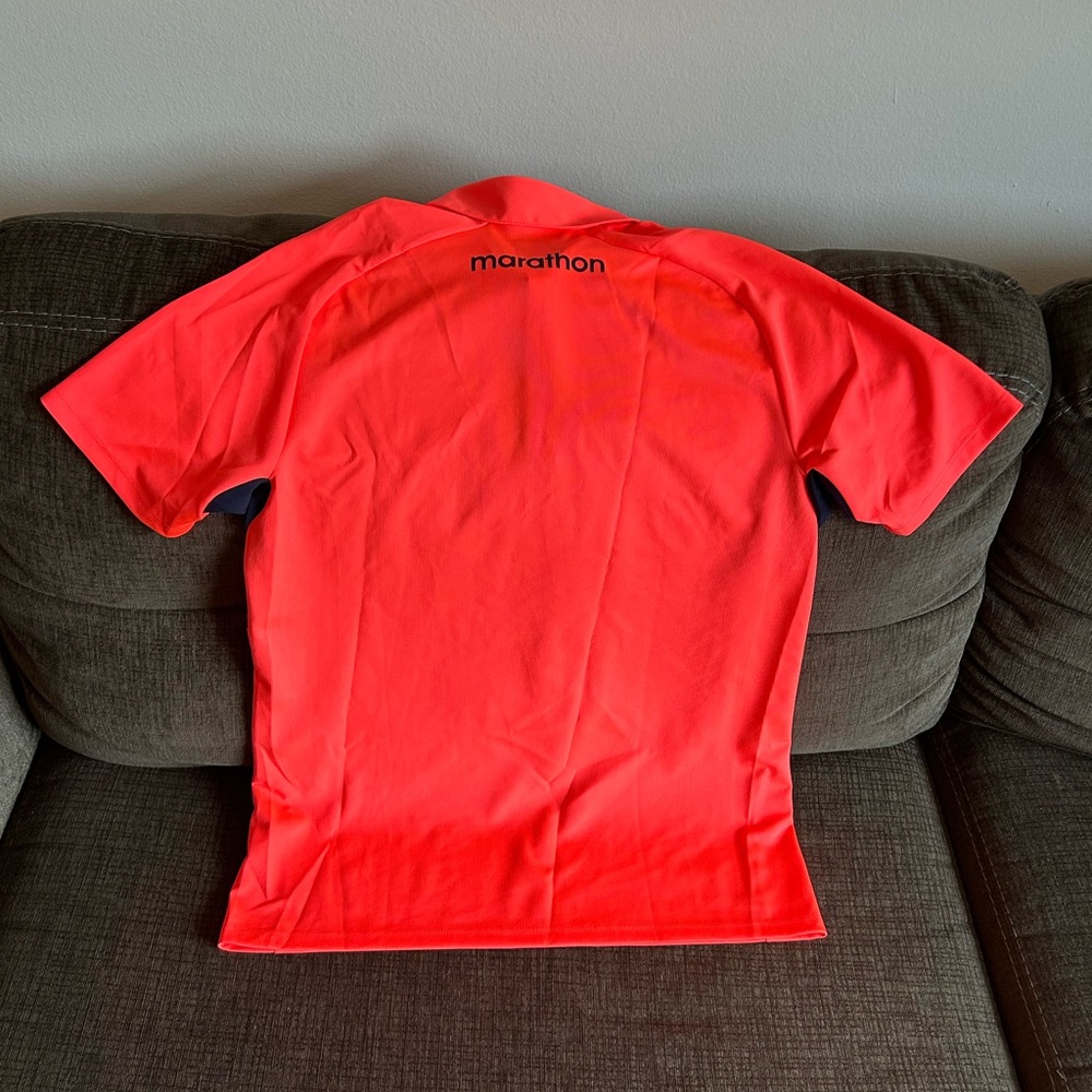 Marathon Authentic Ecuador Team Soccer Orange Pre Match Polo Shirt Men’s Sz: S - Picture 4 of 4